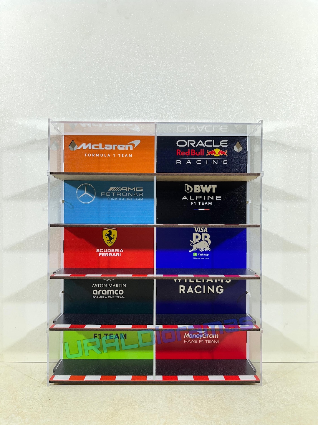 1/64 Scale Wall Rack - Formula 1 Car Display Case - Etsy