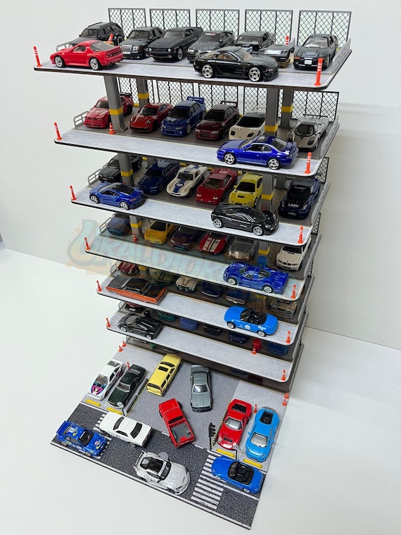 1/64 Diorama Scene: 6-story Public Parking Garage Display - Etsy