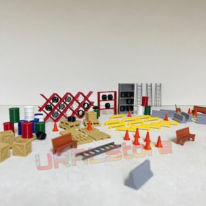 1:64 Scale Diorama Objects for Diecast Model Cars - Free Shipping - Christmas Gift for Him - For Model Car Collectors
