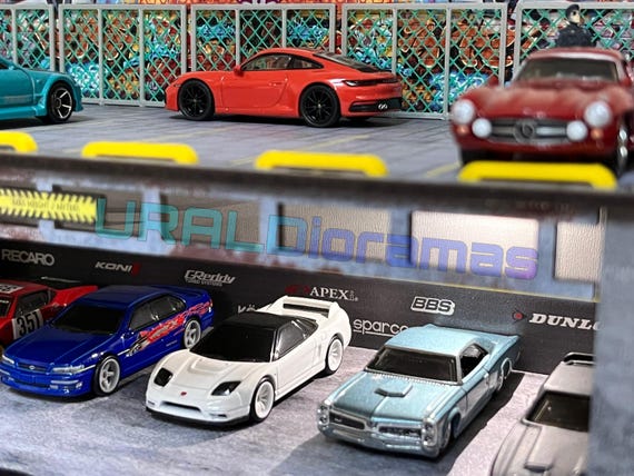 1/64 Diorama - LBWK Garage Scene Display for Diecast Model Cars