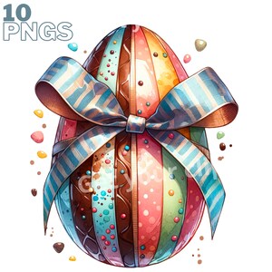 Set de ilustraciones de chocolate de Pascua para todos tus proyectos creativos y profesionales, uso comercial incluido