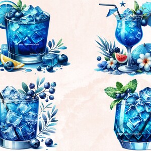 Summer Cocktails Clipart Bundle, Summer Cocktails, Summer Graphics ...