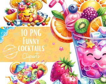 Tropical cocktails clipart bundle, Tropical drinks png, Summer drinks graphics, Summer designs, Hello summer pngs, With Commercial use