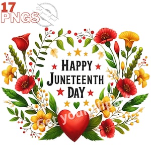 Ensemble d'illustrations de Juneteenth day, Cliparts pour célébrer le jour de la liberté pour tous vos projets créatifs et professionnels