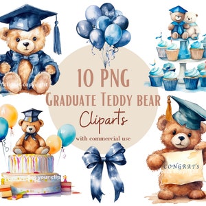 Images de Teddy bear diplômé, Images PNG de Teddy bear idéales pour vos projets personnels et professionnels, usage commercial inclus