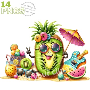 Images de fruits drôles, Images PNG de fruits idéales pour vos projets personnels et professionnels, usage commercial inclus