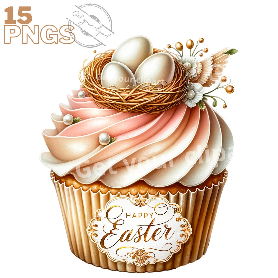 Easter and Spring Clipart Bundle, Spring Graphics, Easter Png Designs ...
