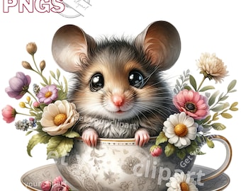 Conjunto de lindas ilustraciones de mouse, imágenes prediseñadas de mouse para todos sus proyectos creativos y profesionales, uso comercial incluido