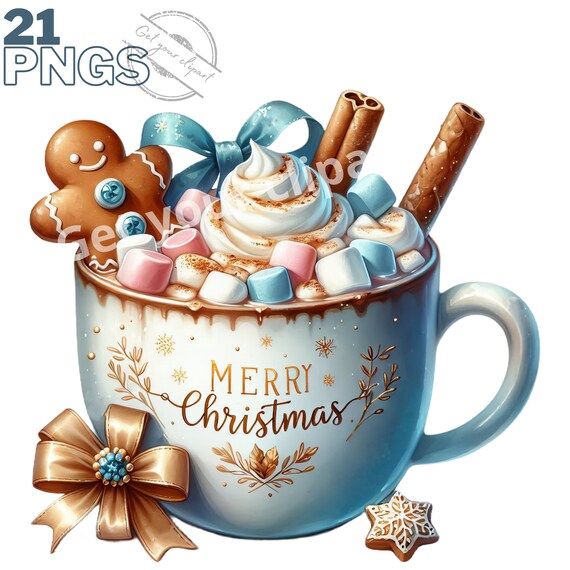 Images de boissons chaudes réconfortantes, Images PNG de Noël et d'hiver idéales pour vos projets personnels et professionnels