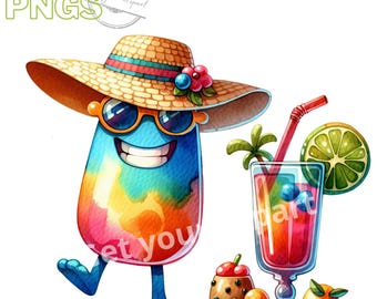 Tropical cocktails png bundle, Tropical drinks png, Summer drinks graphics, Summer designs, Hello summer pngs, Clipart, With Commercial use