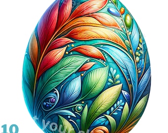 Easter eggs clipart bundle, Easter clipart, Easter graphics, Easter designs, With transparent background and commercial use