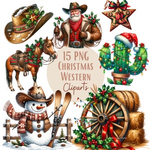 Images de Noël western, Images PNG de Noël et d'hiver idéales pour vos projets personnels et professionnels