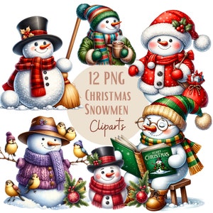 Images de bonhommes de neige, Images de Noël idéales pour vos projets personnels et professionnels, usage commercial inclus