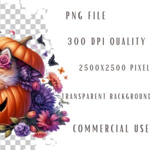 Halloween cat clipart bundle, Halloween clipart, Halloween png graphics, Halloween sublimation, Halloween cat png, With Commercial use image 9