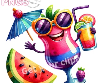 Tropical cocktails png bundle, Tropical drinks png, Summer drinks graphics, Summer designs, Hello summer pngs, Clipart, With Commercial use