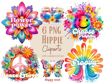 Hippie png designs, Hippie soul png graphics, Groovy png cliparts, Summer time png, Good vibes only png, watercolor clipart, clipart