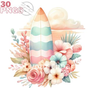 Conjunto de imágenes prediseñadas de verano, imágenes de días de playa de verano para sus proyectos creativos, uso comercial incluido