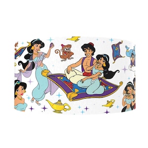 Aladdin and Jasmine 1.5" Grosgrain Ribbon