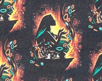 Good versus Evil Pocahontas Print 100% Cotton Fabric | Fat Quarter | Tumbler