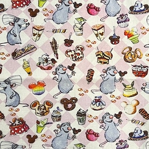 CLEARANCE Ratatouille Print 100% Cotton Fabric
