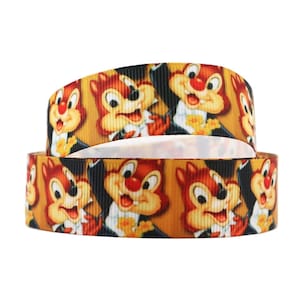 Chip and Dale 7/8" Grosgrain Ribbon