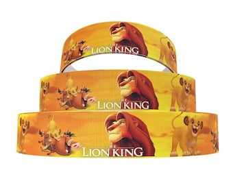 The Lion King 1" or 1.5" Grosgrain Ribbon