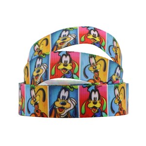 Goofy Rainbow 1" Grosgrain Ribbon