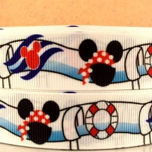 Cruise Aquaduck 7/8" Grosgrain Ribbon