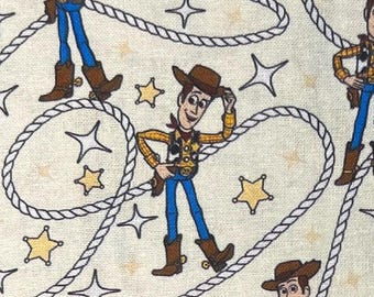 Sheriff Woody Toy Story Print 100% Cotton Fabric