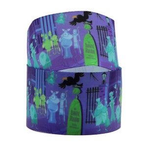 Haunted Mansion Attraction 1.5" Grosgrain Ribbon