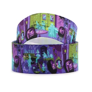 Haunted Mansion Attraction 1.5" Grosgrain Ribbon