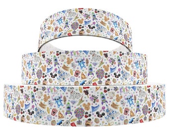 Cinta de grogrén Never Grow Up de 3" o 4"