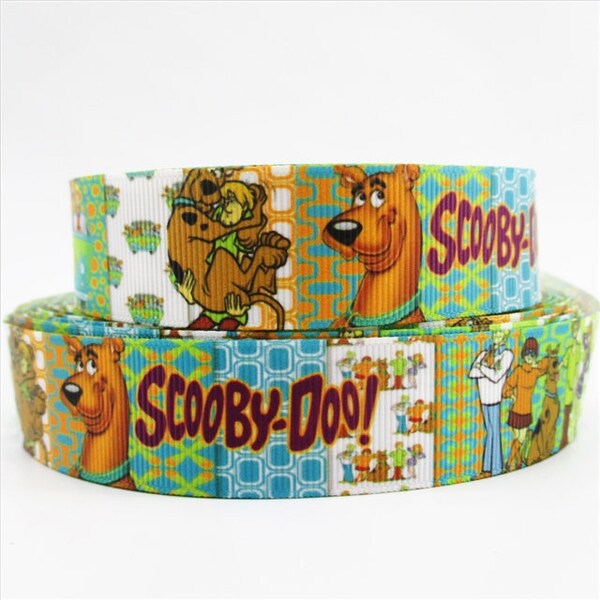 Scooby Doo Mystery Machine 1" Grosgrain Ribbon