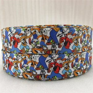 Goofy 1" Grosgrain Ribbon