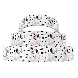 101 Dalmatians 1" or 1.5" Grosgrain Ribbon