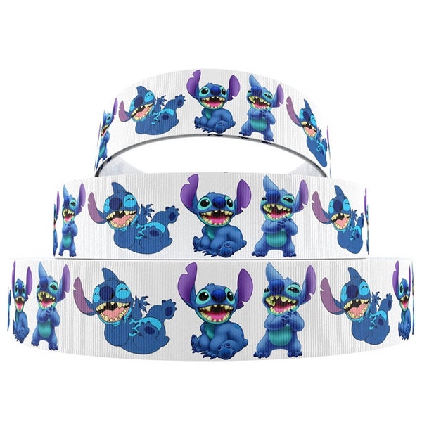 Lilo and Stitch 1" or 1.5" Grosgrain Ribbon