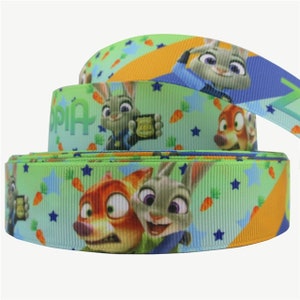 Zootopia 1" Grosgrain Ribbon