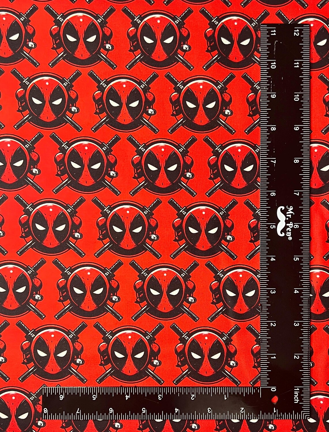 Superhero Deadpool 100% Cotton Fabric | Fat Quarter | Tumbler - Etsy