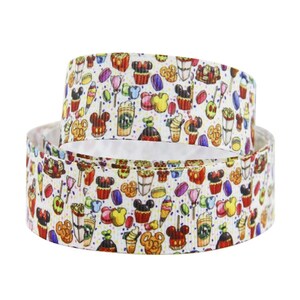 Theme Park Snack Treats 1" Grosgrain Ribbon