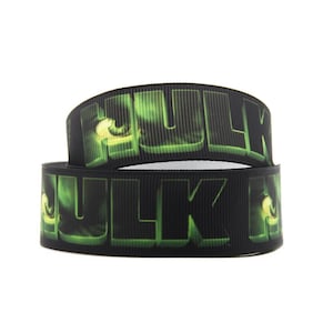 Superhero The Hulk 1" Grosgrain Ribbon