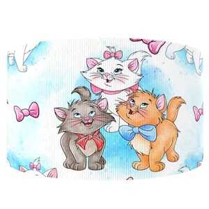 Aristocats Marie, Toulouse, Berlioz 1.5" Grosgrain Ribbon