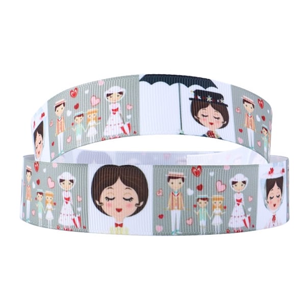 Mary Poppins 1" Grosgrain Ribbon