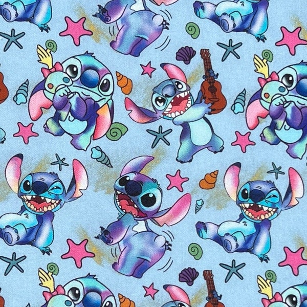 Lilo and Stitch Scrump Print 100% Cotton Fabric