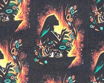 Good versus Evil Pocahontas Print 100% Cotton Fabric