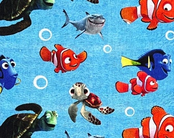 Finding Nemo Print 100% Cotton Fabric