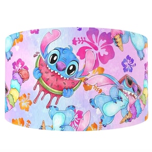 Lilo and Stitch 1" or 1.5" Grosgrain Ribbon