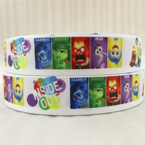 Inside Out 1" Grosgrain Ribbon