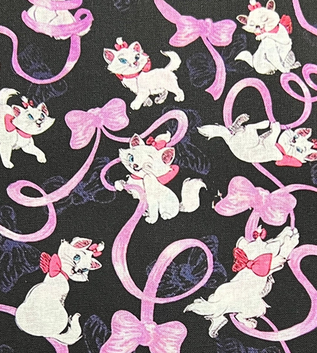 Aristocats Marie Print 100% Cotton Fabric - Etsy