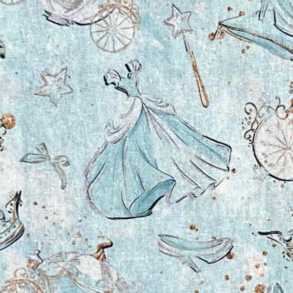 Cinderella Fabric Etsy