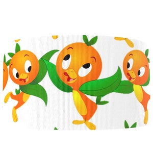 Disney's Orange Bird 1" or 1.5" Grosgrain Ribbon